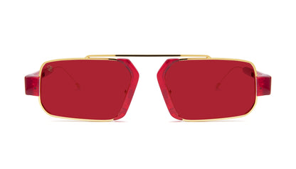 [SECONDE MAIN] 9FIVE Logan Red Eye – Red Sunglasses – Limited