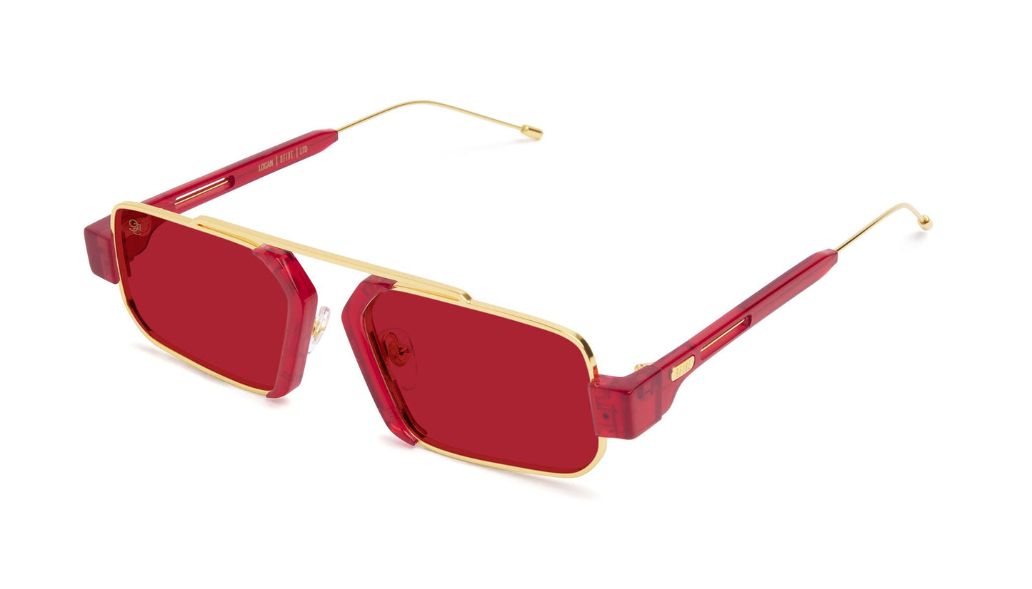 [SECONDE MAIN] 9FIVE Logan Red Eye – Red Sunglasses – Limited