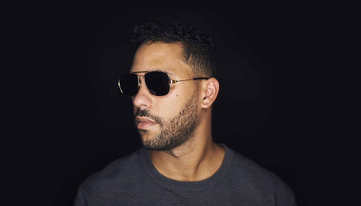 9FIVE AVIAN 24K Gold Sunglasses