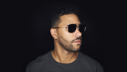 9FIVE AVIAN 24K Gold Sunglasses