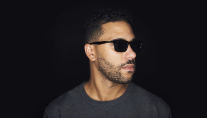 9FIVE La Jolla Black & 24K Gold Sunglasses