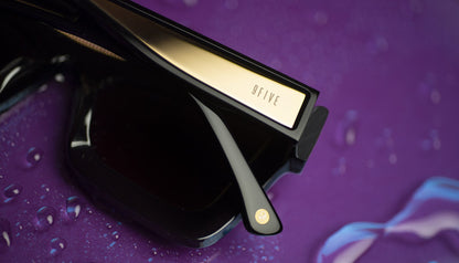 [SECOND HAND] 9FIVE Marauder Black &amp; Gold Sunglasses