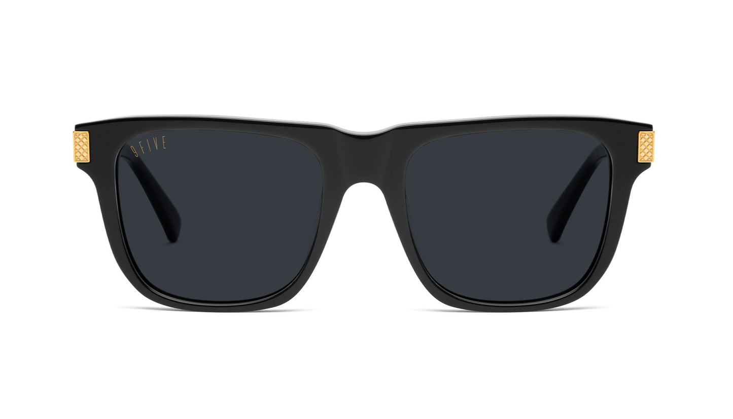 9FIVE Ocean Black &amp; Gold Sunglasses