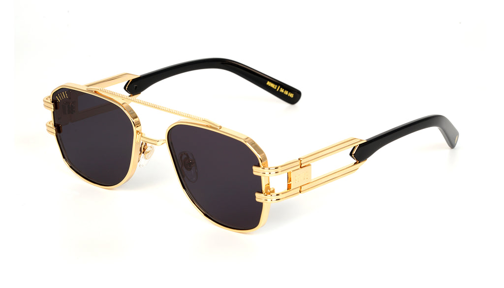 9FIVE Royals Black & Gold Sunglasses