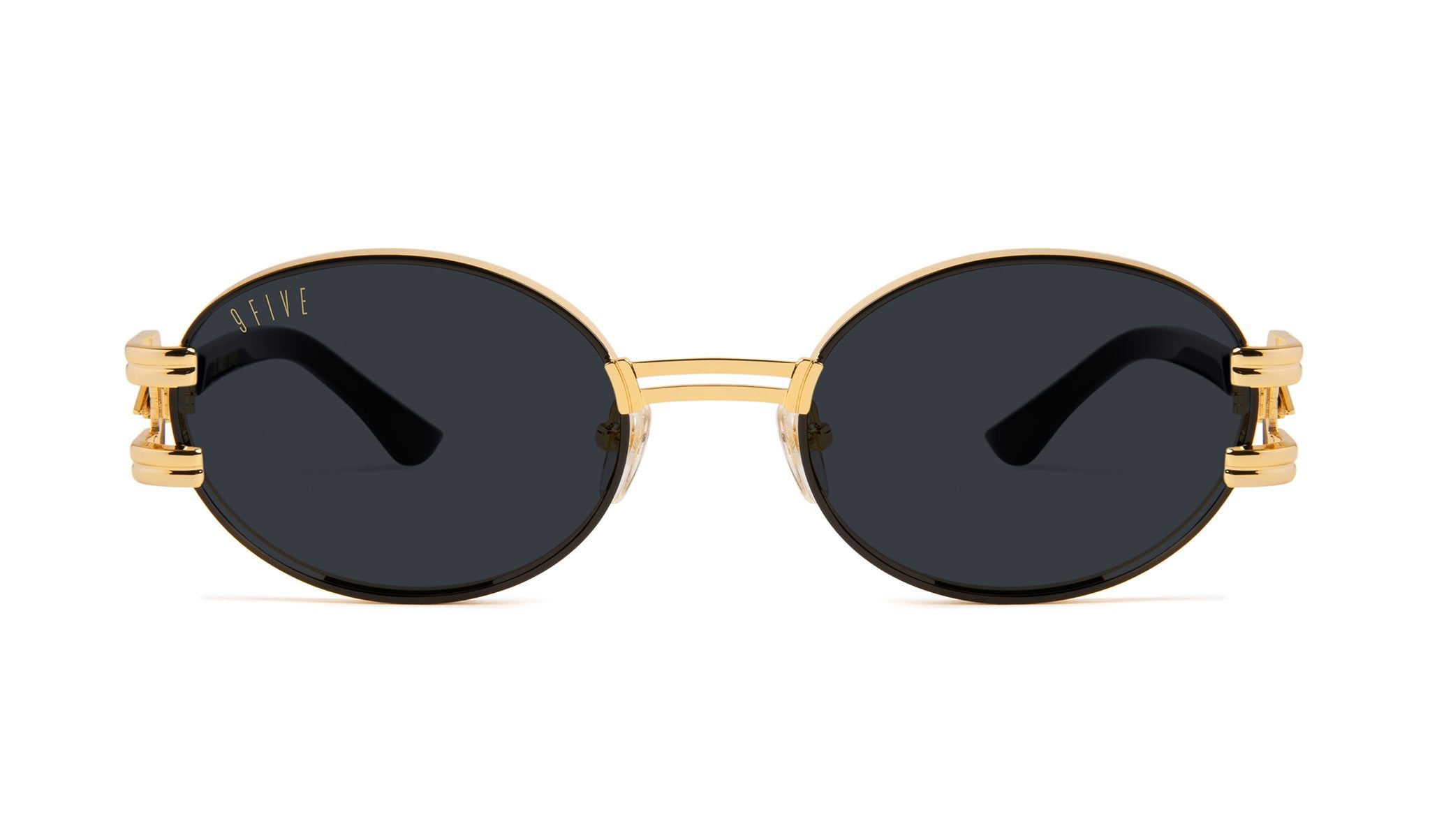 9FIVE St. James Black & Gold Sunglasses – 9Five Europe