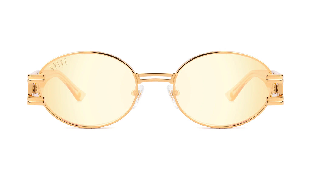 9FIVE St. James Gold Scale – Reflective Gold Sunglasses - Limited