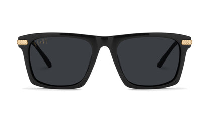 9FIVE Three Black &amp; Gold Sunglasses