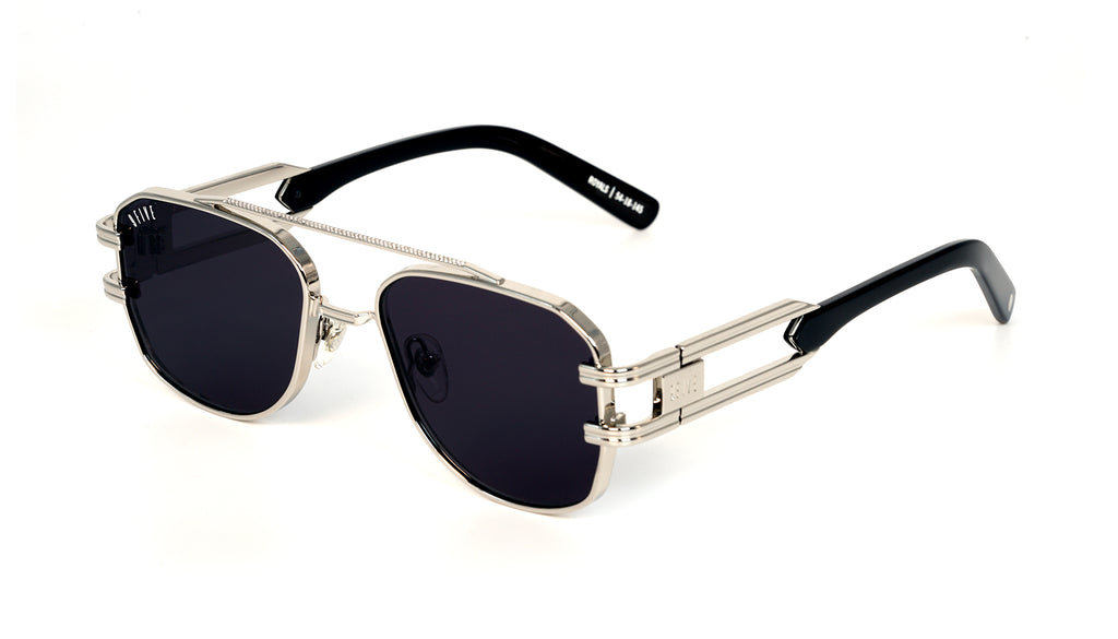 9FIVE Royals Black & Platinum Sunglasses
