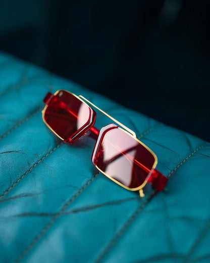 [SECONDE MAIN] 9FIVE Logan Red Eye – Red Sunglasses – Limited