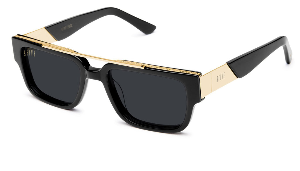9FIVE 24 Black & Gold XL Sunglasses