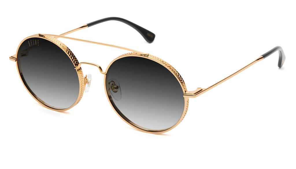 9FIVE 50-50 Gold XL - Gradient Sunglasses
